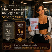 PACK 3 Bolsitas - Gomitas de Creatina para 1 mes - 5gr diarios
